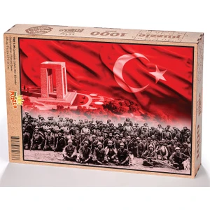 King Of Puzzle Çanakkale Zaferi Geri Dönmeyi Düşünmediler Ahşap Puzzle 1000 Parça (TR11-M)