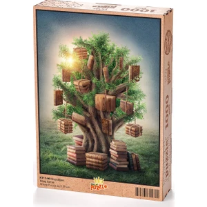 King Of Puzzle Kitap Ağacı Ahşap Puzzle 1000 Parça (KT11-M)