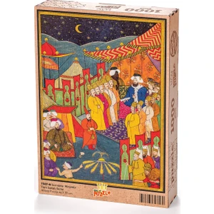 King Of Puzzle Surname - Minyatür Ahşap Puzzle 1000 Parça (TS07-M)