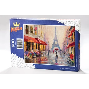 King Of Puzzle Paris'te Aşk Ahşap Puzzle 500 Parça (AS06-D)