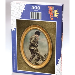 King Of Puzzle Atatürk Kocatepe'de 1922 Ahşap Puzzle 500 Parça (TR16-D)
