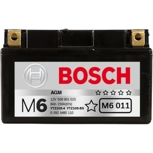 8 Amper AGM Motosiklet Aküsü M6011