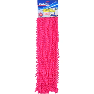 Nemli Makarna Mop Ucu Mikrofiber Şönil Paspas Yedeği 60 cm Pembe