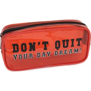 Şeffaf Kırmızı Kalem Kutu Dont Quit 17501