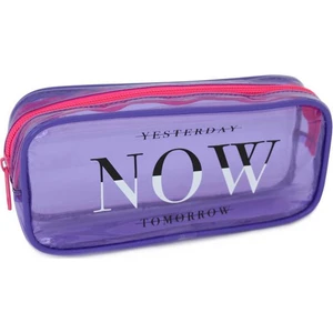 Şeffaf Mor Kalem Kutu Now