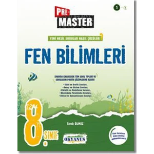 Okyanus Yayınları 8. Sınıf Pre Master Fen Bilimleri Soru Bankası