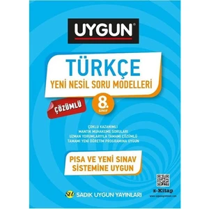 Sadık Uygun Yayınları 8. Sınıf Türkçe Yeni Nesil Soru Modelleri