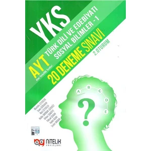Nitelik Yayınları AYT Türk Dili ve Edebiyatı Sosyal Bilimler 1 - 20 Deneme Sınavı