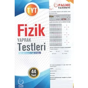 Palme Yayıncılık YKS Tyt Fizik Yaprak Test