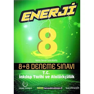Palme Yayıncılık 8 Sınıf İnkilap Tarihi Enerji Denemeleri 8+8