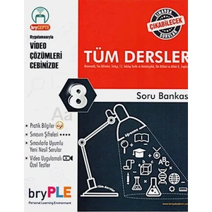 Bry Birey Eğitim Yayınları PLE 8. Sınıf Tüm Dersler Soru Bankası