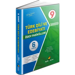 Aydın Yayınları 9. Sınıf Türk Dili Ve Edebiyatı Ödev Fasikülleri