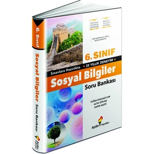 Aydın Yayınları 6 Sınıf Sosyal Bilgiler Soru Bankası