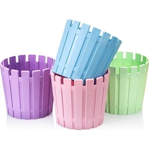 Akasya Saksı Yuvarlak 20 cm 4 Adet
