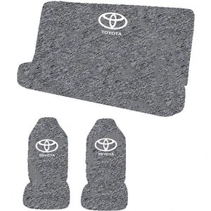 Toyota Gri Oto Koltuk Servis Kılıfı 4 Parça Ön Arka Takım