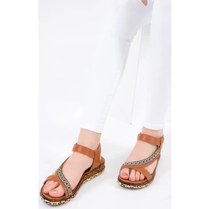 Fox Shoes Taba Kadın Sandalet F288091009