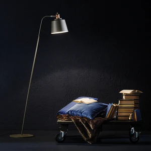 Enza Home SOLİD Modern Tasarım Metal Lambader