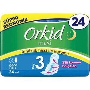 Maxi Gece 4 Lü 3 Boy Süper Ekonomik 24 Lü