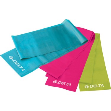 Delta 3 'lü Pilates Bandı 120 cm x 15 cm Egzersiz Direnç Fiyatı