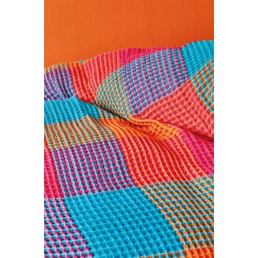 Karaca Home Coloro Turuncu Tek Kisilik Waffle Pike Takimi Fiyati
