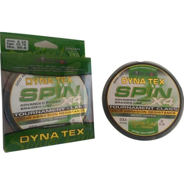 AlbaStar Dyna Tex Fiber Spin X4 Tournament Moss Green Olta Misinası