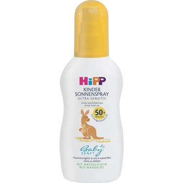 Hipp Babysanft Güneş Koruyucu Sprey 150 ml Hassas Ciltler İçin SPF 50 Koruma