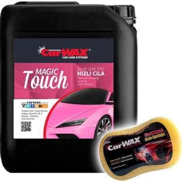 Carwax Su Ve Leke İtici Hızlı Cila Magic Touch 5 kg Uygulama