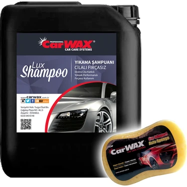 Carwax Cilalı Fırçasız Yıkama Şampuanı Gold Shine Shampoo 5 kg Uygulama