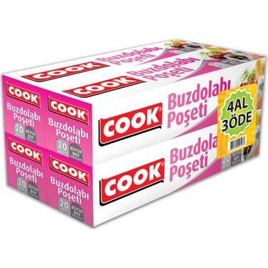 Cook Buzdolabı Poşeti Büyük Boy