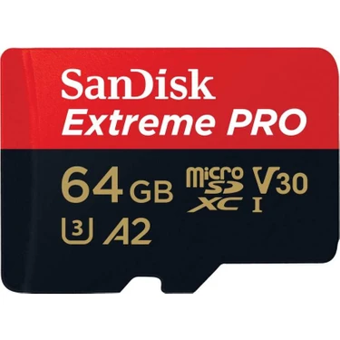 Sandisk Extreme PRO 64GB MicroSDXC UHS-1 A2 170MB/s