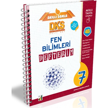 Damla Yayinevi Dks 4b Fen Bilimleri Defterim 7 Sinif Kitabi