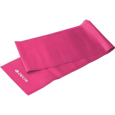 Delta Pilates Bandı Hafif Sert 150 x 15cm Egzersiz Direnç Lastiği (Uç Kısmı