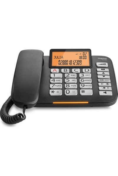 Gigaset DL580 Siyah Masaüstü Kablolu Telefon