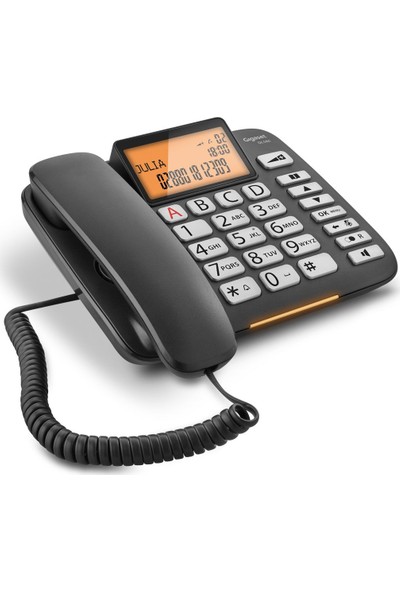Gigaset DL580 Siyah Masaüstü Kablolu Telefon