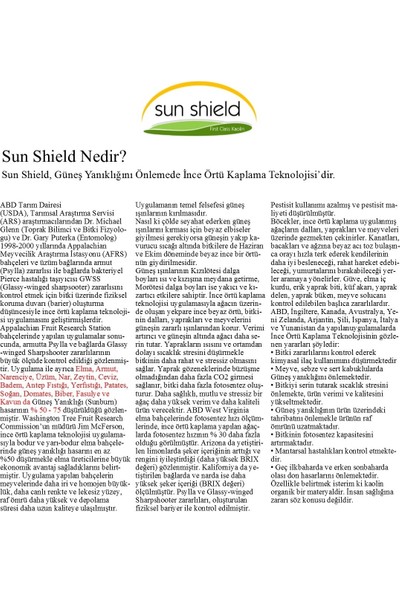 Sun Shield Güneş Yanığı Önleyici