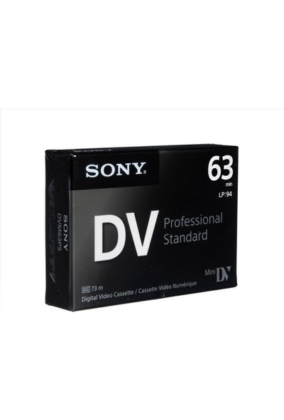Sony Dvm 63Pr3 Mini Dv Kamera Kaseti Kd
