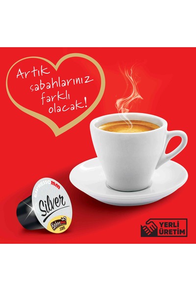 ESPRESSOMM Silver Kapsül Kahve (10 Adet) - Nespresso Uyumlu