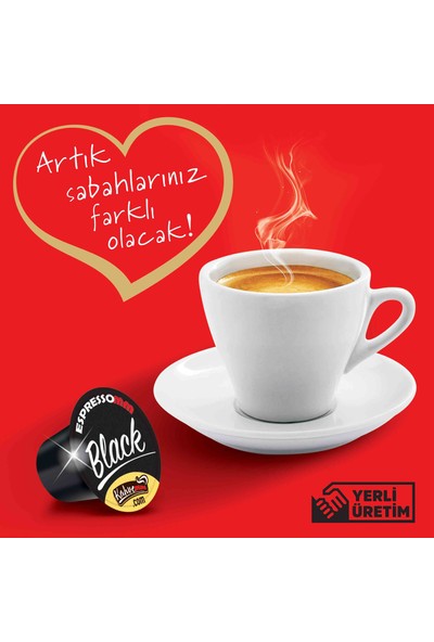 ESPRESSOMM Black Kapsül Kahve (10 Adet) - Nespresso Uyumlu
