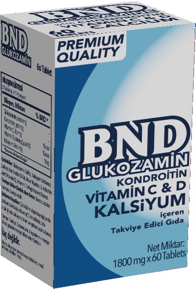 Bnd Glikozamin Kondroitin Vitamin C & D Kalsiyum