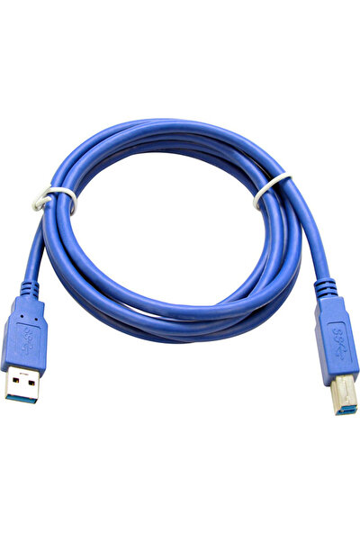Flaxes FPR-301 USB 3.0 1,5M %100 Bakır Yazıcı Kablo AM-BM