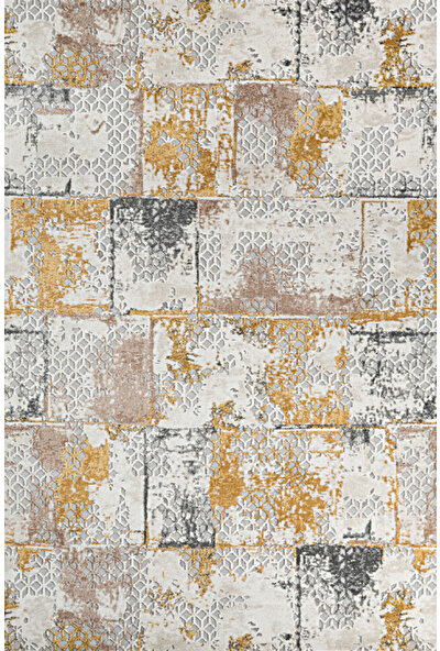 Bahariye Craft LM 9132 Bej/Sarı 150 x 230 cm Modern Halı