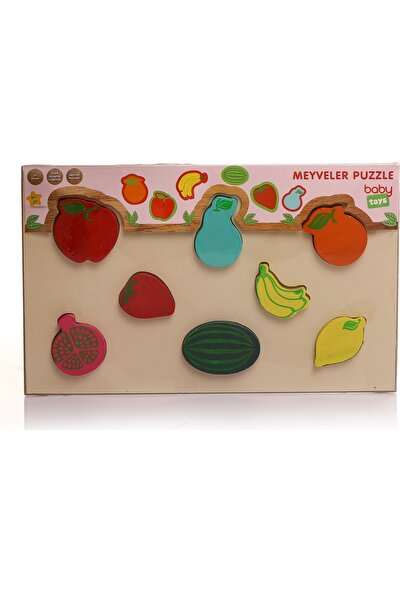 Baby Toys Ahşap Meyveler Puzzle