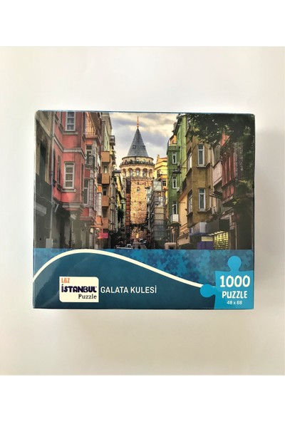 İstanbul Puzzle 1000 Parça Galata Kulesi Küçük Kutulu 48X68