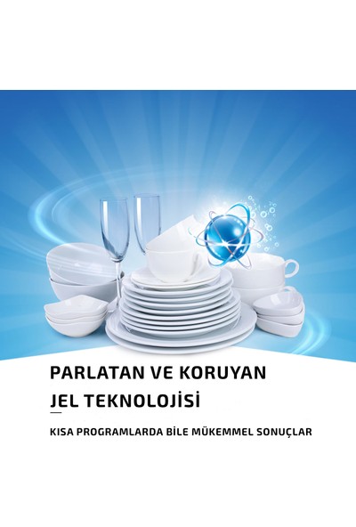 Finish Hepsi Bir Arada Konsantre Jel 3x1000 ml Bulaşık Makinesi Deterjanı