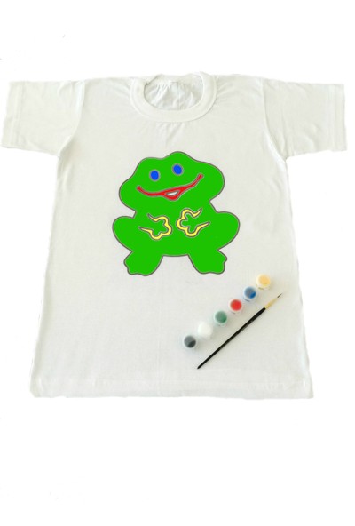 Joy Toys Kurbağa Desenli Tişört Boyama Seti 8 - 9 Yaş