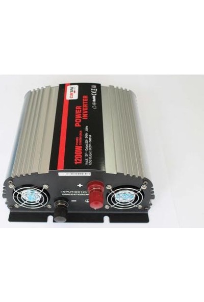 Carspa 1200W Watt 12V Volt İnverter