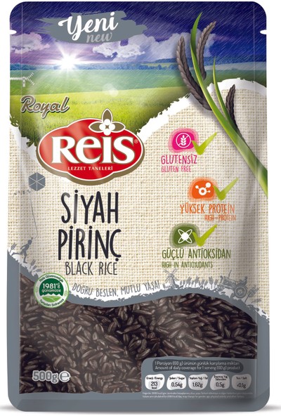 Royal Reis Siyah Pirinç 500 gr