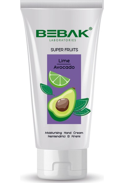 Bebak Super Fruits El Kremi Lime And Avocado 40 ml