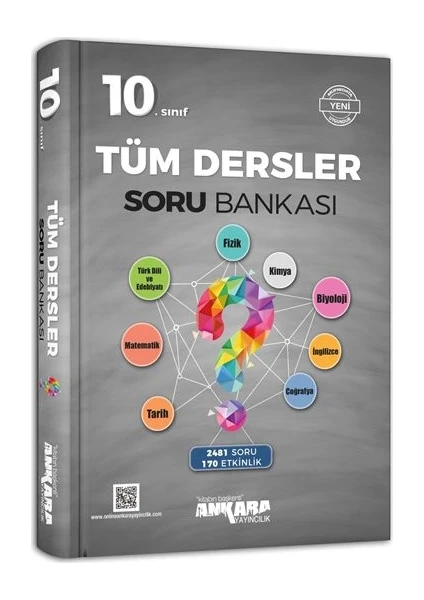 Ankara Yayıncılık 10.Sınıf Tüm Dersler Soru Bankası