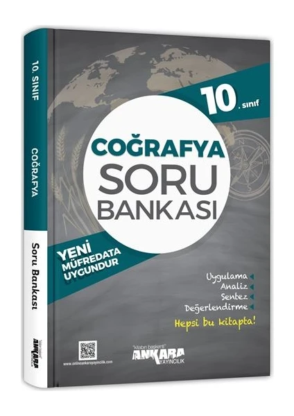 Ankara Yayıncılık 10.Sınıf  Coğrafya Soru Bankası